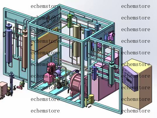نظام التحليل الكهربائي للماء على نطاق المختبر لإنتاج الهيدروجين